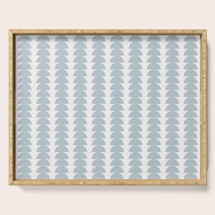 Maude Pattern - Natural Blue Serving Tray Gallery Image 1