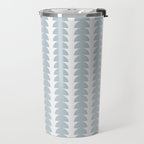 Maude Pattern - Natural Blue Travel Mug Gallery Image 2