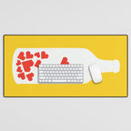 Message in a bottle Desk Mat Gallery Image 1