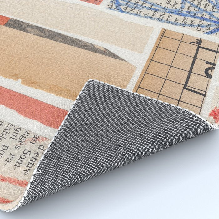 Abstract Mixed Media Collage #3 Rug Gallery Image 4