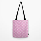 Bows & Ribbons Pattern LIII Y2K Fuchsia Pink Tote Bag Gallery Image 2