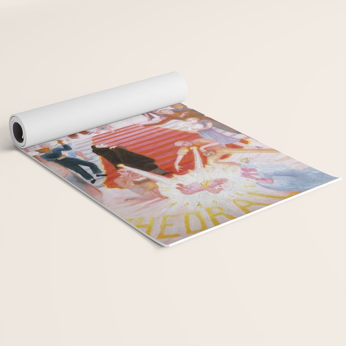 Florine Stettheimer "The Cathedrals of Art" Yoga Mat Gallery Image 2