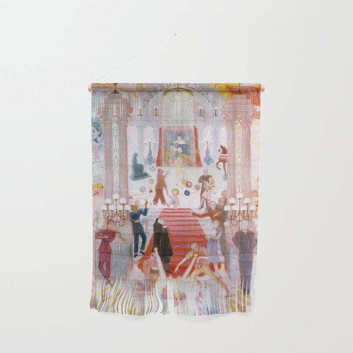Florine Stettheimer "The Cathedrals of Art" Wall Hanging Gallery Image 1