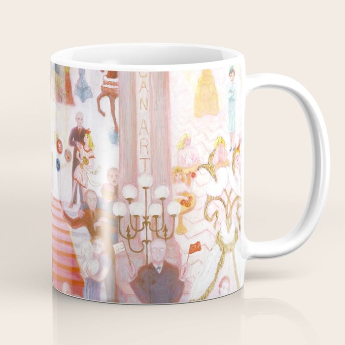 Florine Stettheimer "The Cathedrals of Art" Coffee Mug Gallery Image 1