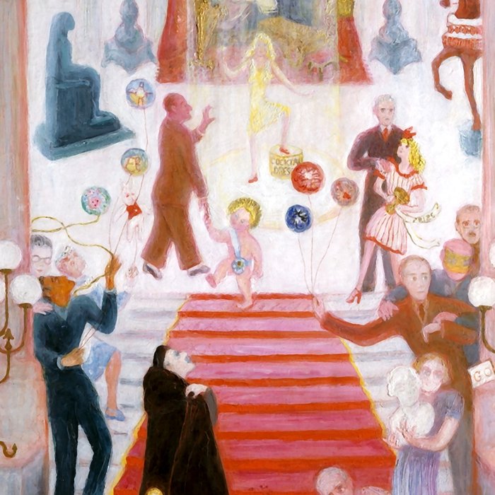 Florine Stettheimer "The Cathedrals of Art" Coffee Mug Gallery Image 2