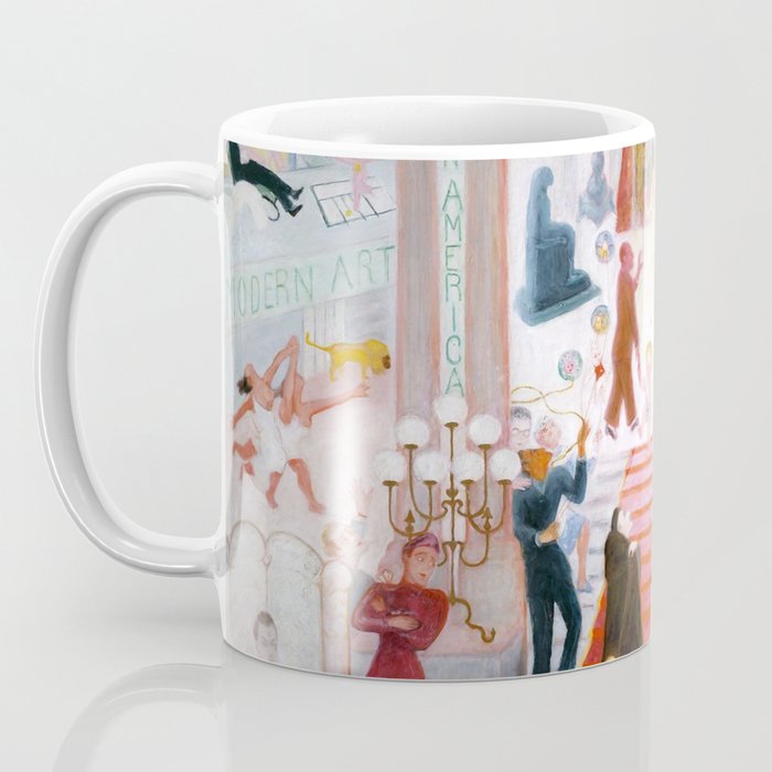 Florine Stettheimer "The Cathedrals of Art" Coffee Mug Gallery Image 3