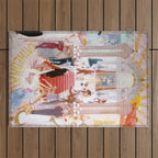 Florine Stettheimer "The Cathedrals of Art" Outdoor Rug Gallery Image 1