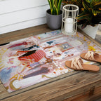 Florine Stettheimer "The Cathedrals of Art" Outdoor Rug Gallery Image 2