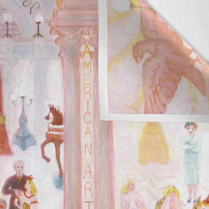 Florine Stettheimer "The Cathedrals of Art" Wall Tapestry Gallery Image 3