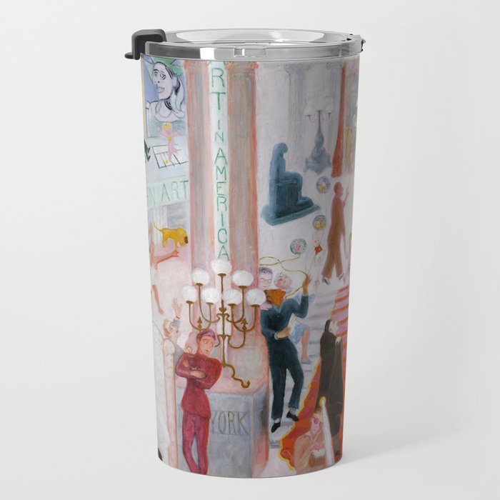 Florine Stettheimer "The Cathedrals of Art" Travel Mug Gallery Image 3