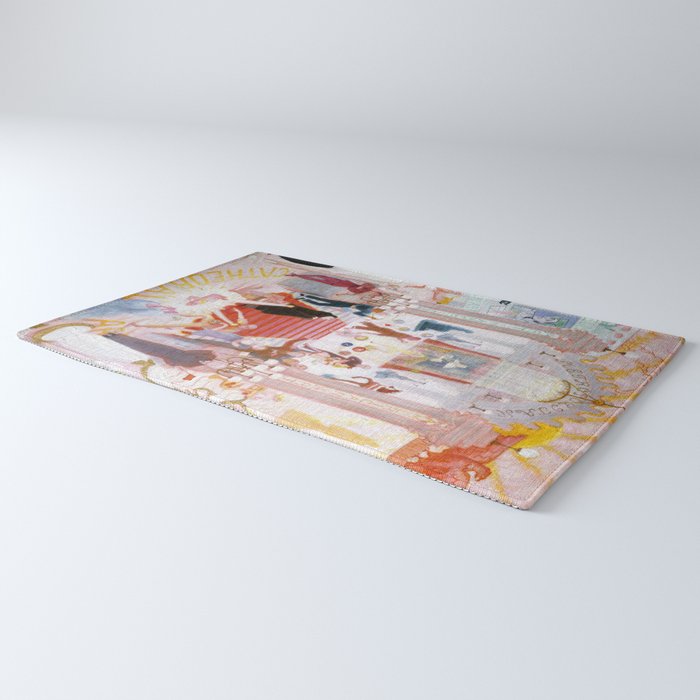Florine Stettheimer "The Cathedrals of Art" Rug Gallery Image 3