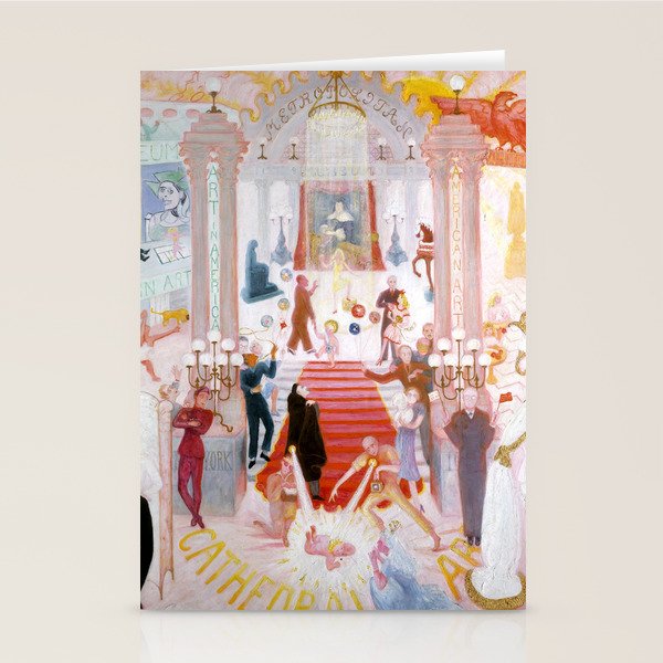 Florine Stettheimer "The Cathedrals of Art" Stationery Card Gallery Image 2