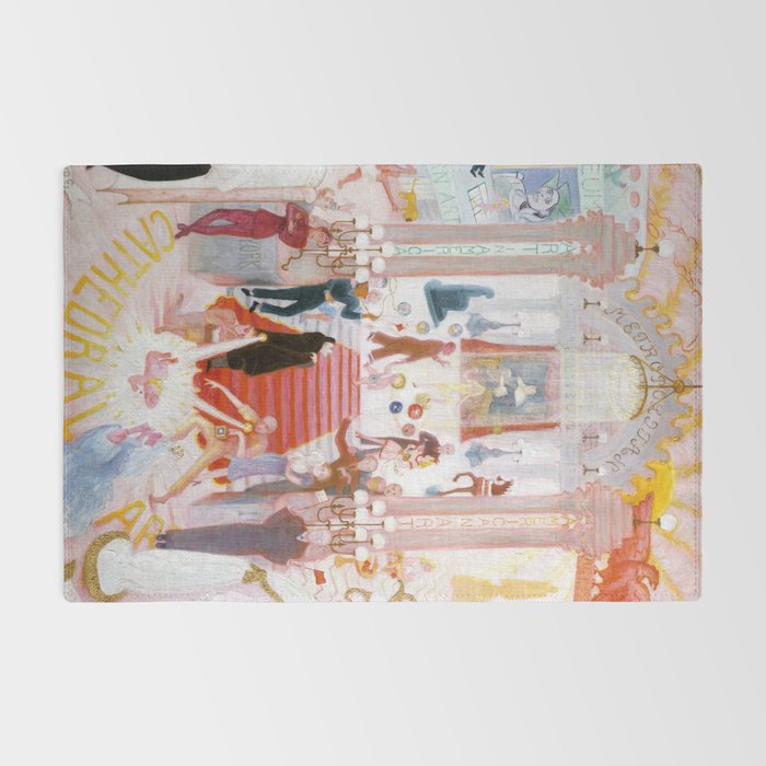 Florine Stettheimer "The Cathedrals of Art" Rug Gallery Image 2