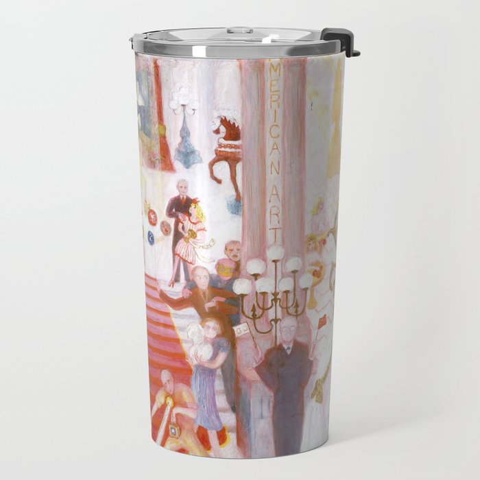 Florine Stettheimer "The Cathedrals of Art" Travel Mug Gallery Image 2