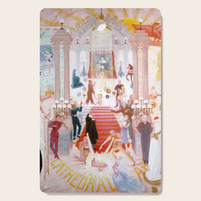 Florine Stettheimer "The Cathedrals of Art" Cutting Board Gallery Image 1