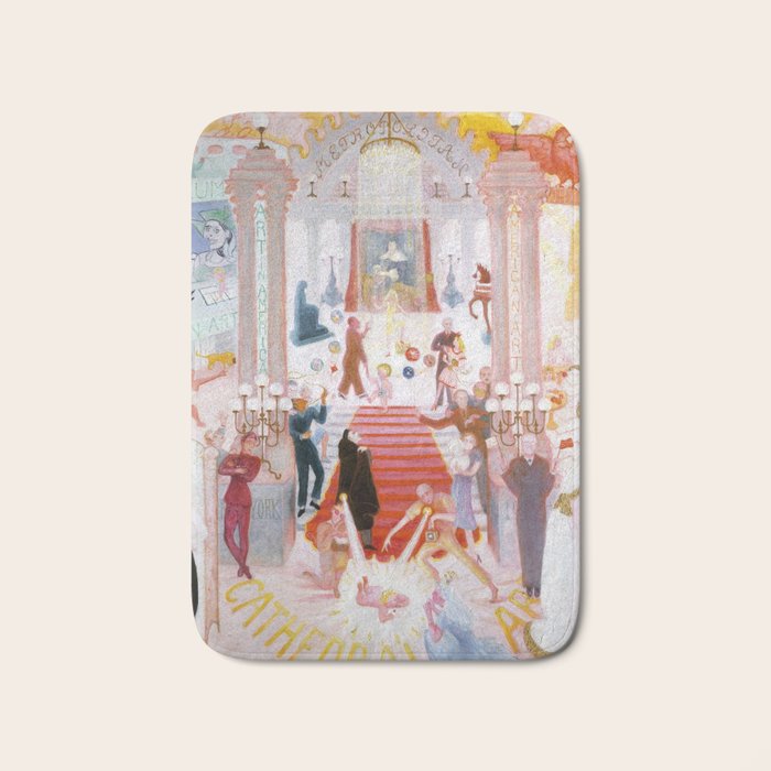 Florine Stettheimer "The Cathedrals of Art" Bath Mat Gallery Image 1