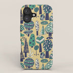 Whimsical tropical jungle pattern iPhone Case Gallery Image 1