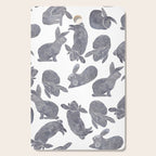 Bunny Poses Cutting Board Gallery Image 1