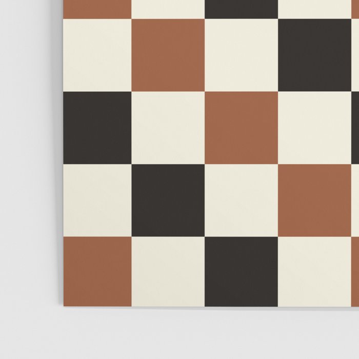 Black & Brown Check Poster Gallery Image 3