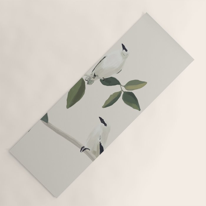Minimalist Birds On Branch 3 Yoga Mat Gallery Image 1