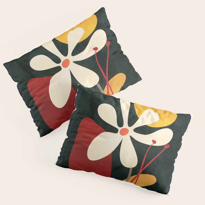 Abstract Daisy 01 Pillow Sham Gallery Image 1