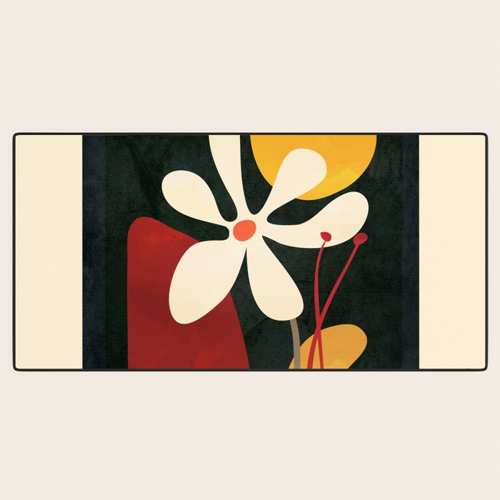 Abstract Daisy 01 Desk Mat Gallery Image 3