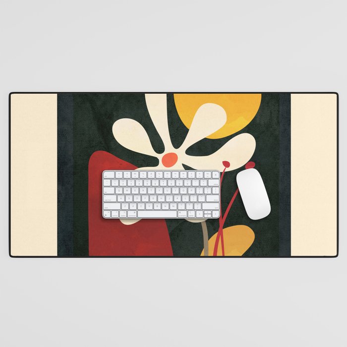 Abstract Daisy 01 Desk Mat Gallery Image 1