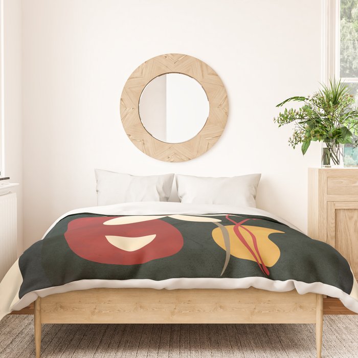 Abstract Daisy 01 Duvet Cover Gallery Image 3