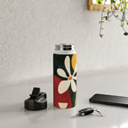 Abstract Daisy 01 Water Bottle Gallery Image 4