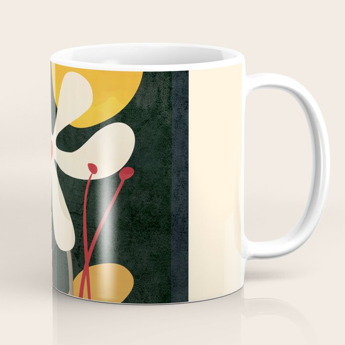 Abstract Daisy 01 Coffee Mug Gallery Image 1