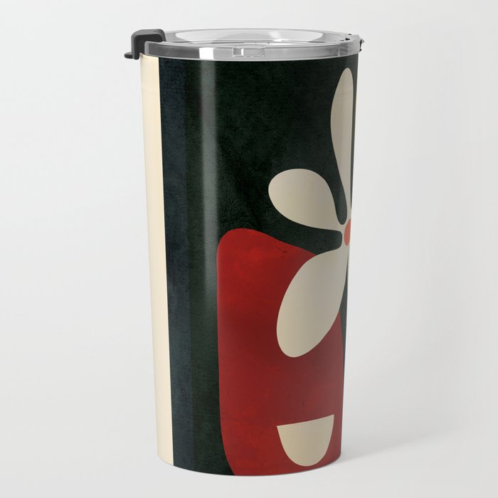 Abstract Daisy 01 Travel Mug Gallery Image 3