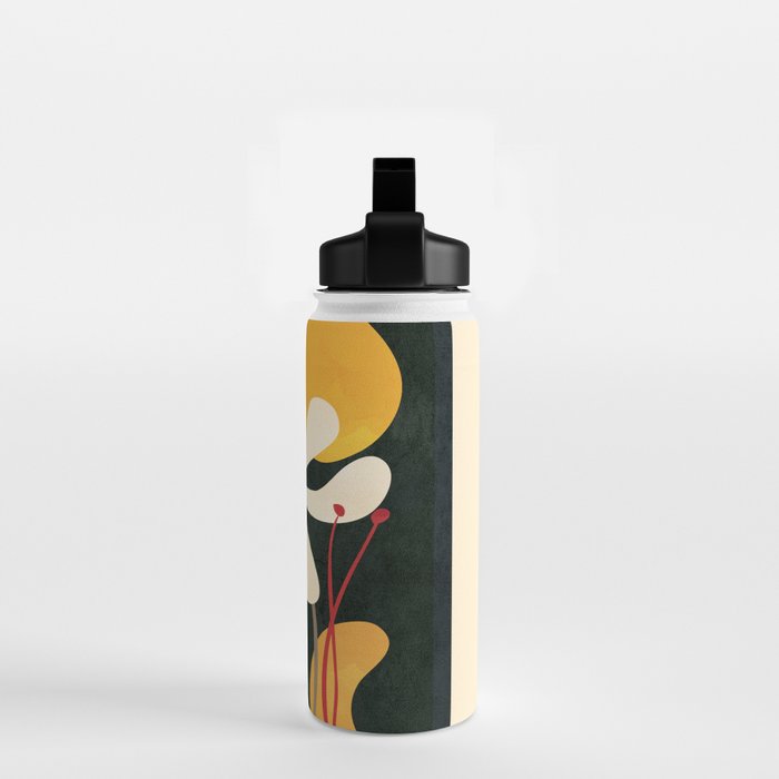 Abstract Daisy 01 Water Bottle Gallery Image 2