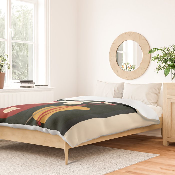 Abstract Daisy 01 Duvet Cover Gallery Image 2
