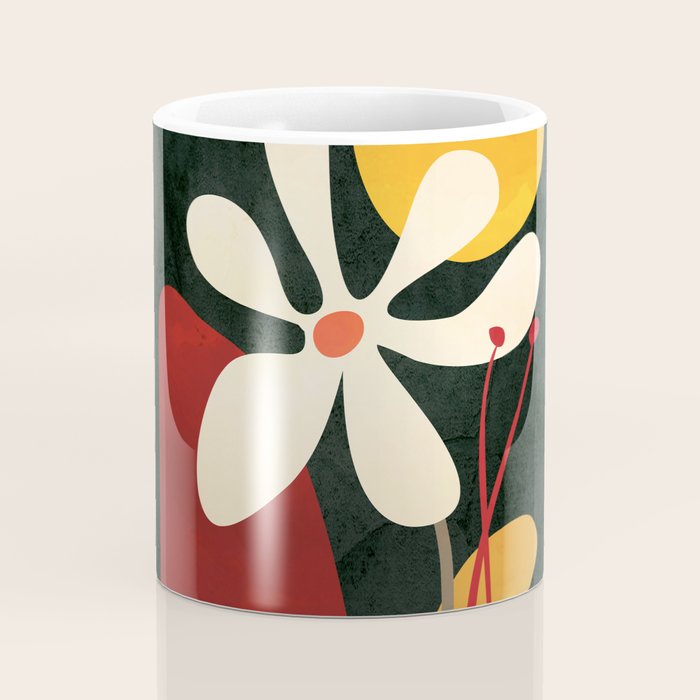 Abstract Daisy 01 Coffee Mug Gallery Image 4