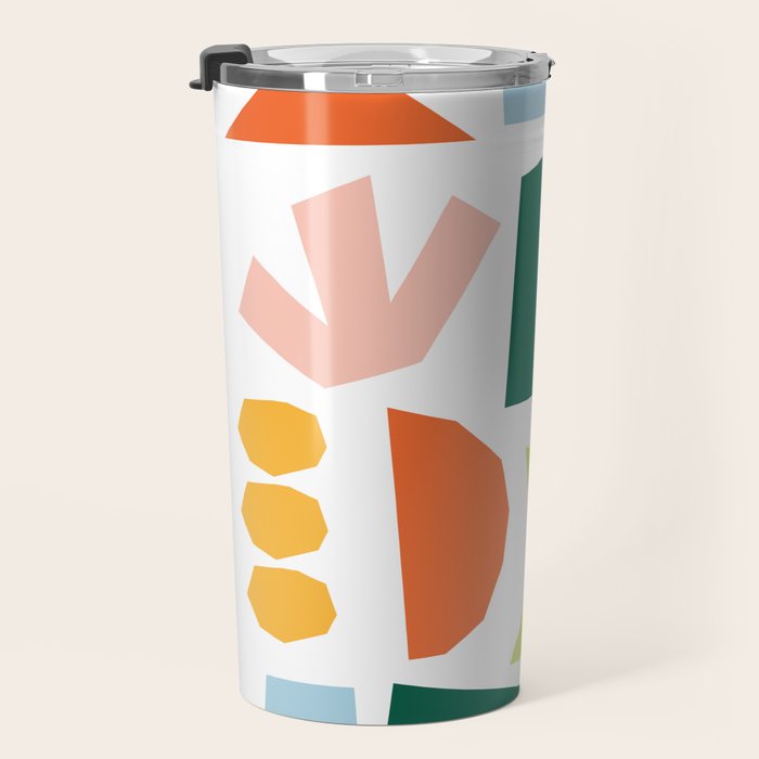 Geometrical abstract  Travel Mug Gallery Image 3