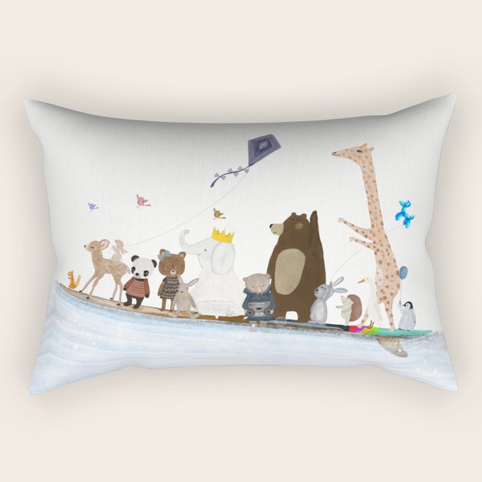 big surf time Rectangular Pillow Gallery Image 2