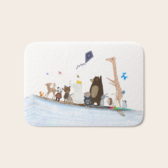 big surf time Bath Mat Gallery Image 1