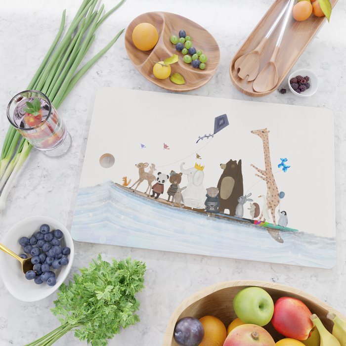 big surf time Cutting Board Gallery Image 2