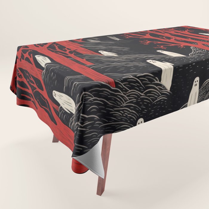 Haunted Ghost Forest  Tablecloth Gallery Image 1
