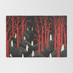 Haunted Ghost Forest  Rug Gallery Image 2