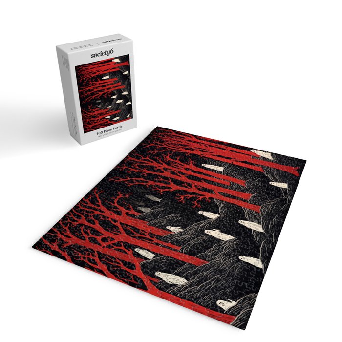 Haunted Ghost Forest  Jigsaw Puzzle Gallery Image 2