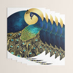 Golden Peacock Wrapping Paper Gallery Image 3