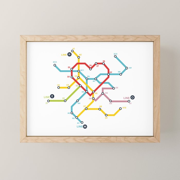 Home Where The Heart Is Mini Art Print Gallery Image 1