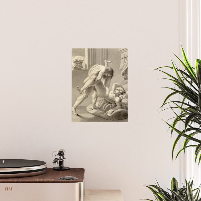  Jean Frédéric Maximilien de Waldeck Erotic Lovers XII Poster Gallery Image 2