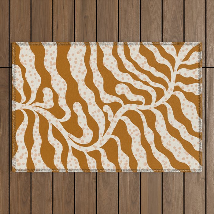 Leafy Plant #2 Outdoor Rug Gallery Image 1