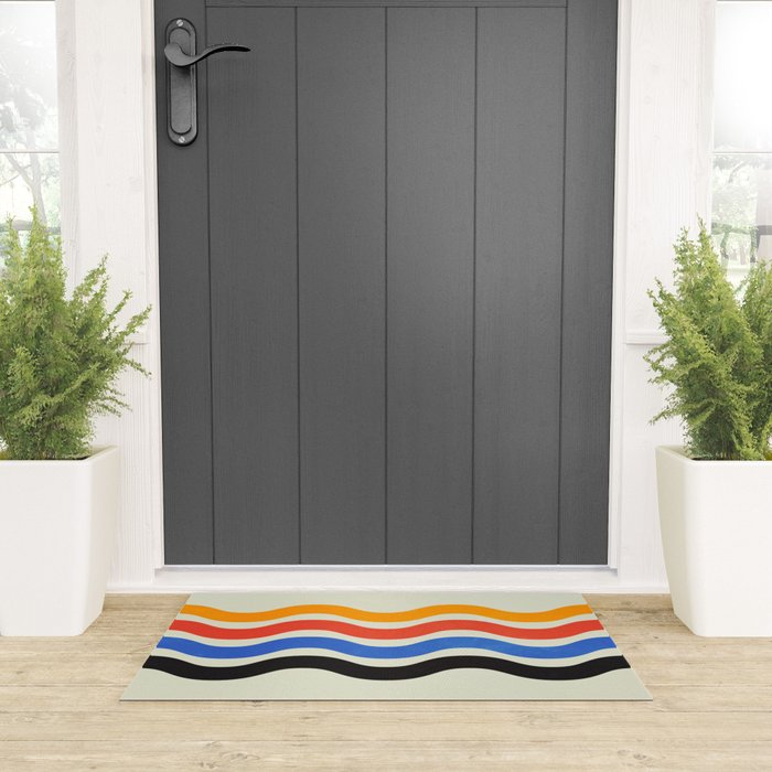 Bauhaus Waves Welcome Mat Gallery Image 3