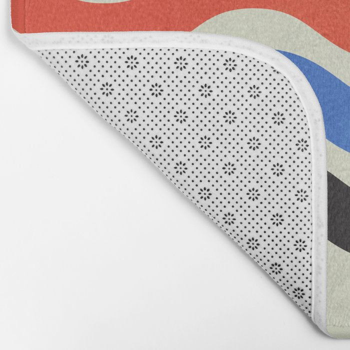Bauhaus Waves Bath Mat Gallery Image 2