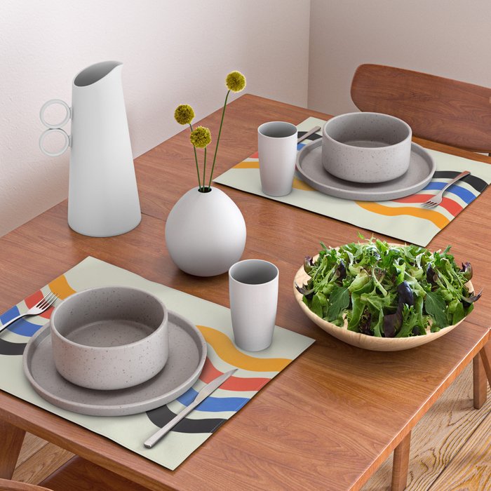 Bauhaus Waves Placemat Gallery Image 2