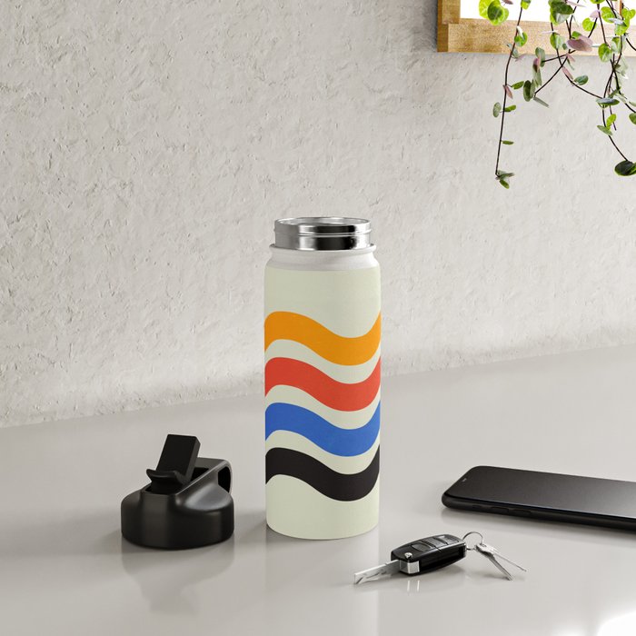 Bauhaus Waves Water Bottle Gallery Image 4
