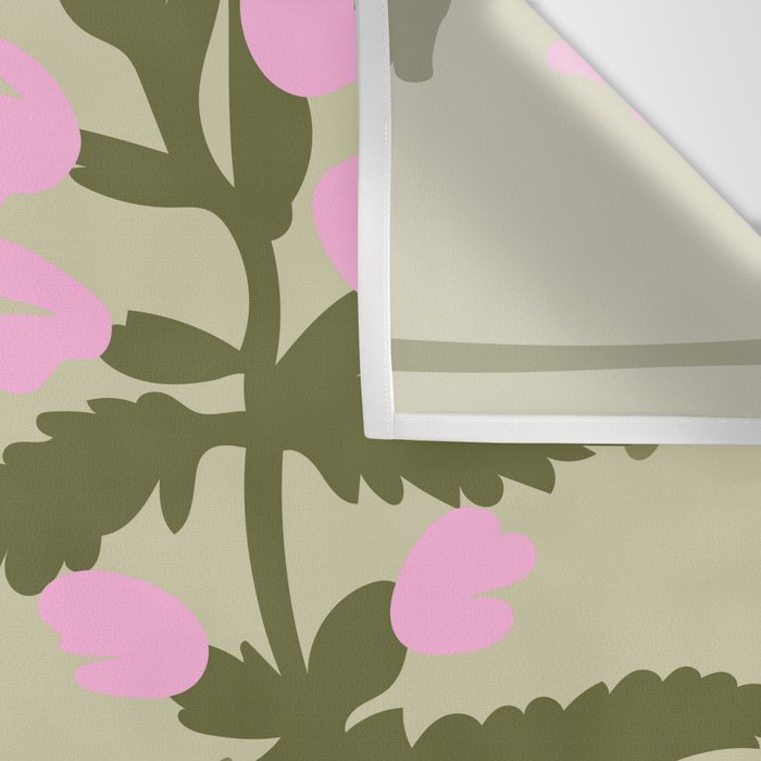 Flower Market, Prague, Abstract floral art Wall Tapestry Gallery Image 3